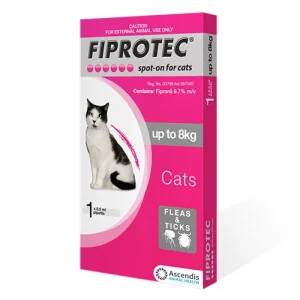 Buy Fiprotec Spot-On For Cats Upto 17.6lbs (Pink) at Lowest Price