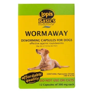 Buy Lopis Basics Worm Away Deworming Capsules for Dogs at Lowest Price