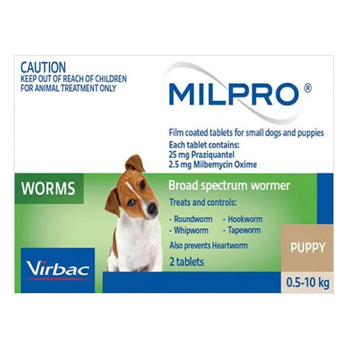 Buy Milpro Allwormer for Dog Supplies at lowest Price