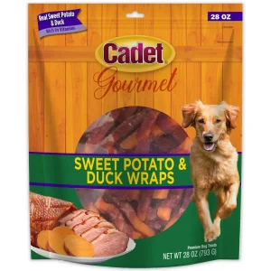 Cadet Gourmet Sweet Potato & Duck Wrapped Dog Treats Duck & Sweet Potato 28 oz