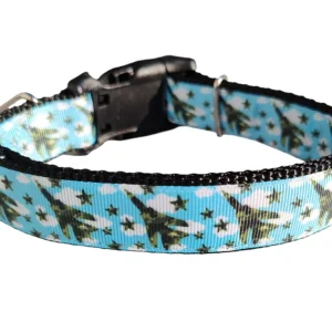 Camouflage Airplanes Nylon Dog Collar