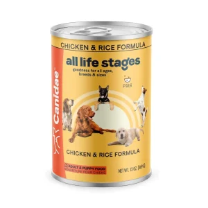 CANIDAE All Life Stages Canned Dog Food Chicken & Rice, 13 oz each, Case of 12