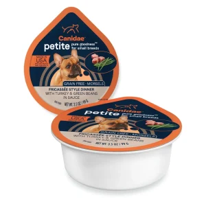 CANIDAE PURE Goodness Petite Small Breed GrainFree Canned Dog Food Morsels with Turkey Green Beans, 3.5 oz each, Case of 12
