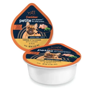 CANIDAE PURE Goodness Petite Small Breed GrainFree Canned Dog Food Pt with Chicken Peas, 3.5 oz each, Case of 12