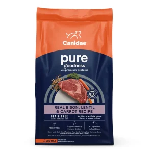 CANIDAE PURE Grain-Free Bison Dry Dog Food - Limited Ingredient, 21 lb