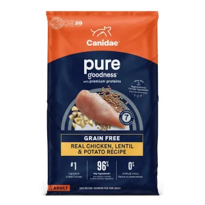 CANIDAE PURE Grain-Free Chicken Dry Dog Food - Limited Ingredient, 22 lb