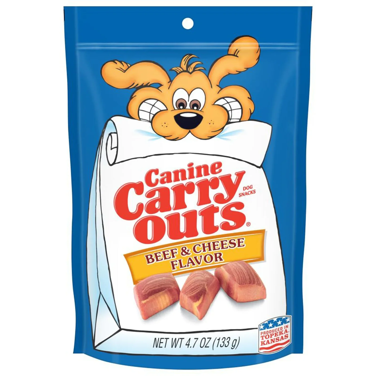 Canine Carry Outs Beef & Cheese Flavor Dog Treats 4.5 oz