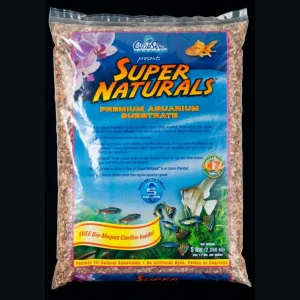 CaribSea Super Naturals Aquarium Gravel Peace River, 5 lb each, Case of 5