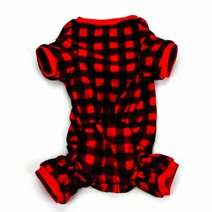 Casual Canine Buffalo Check Dog Pajamas