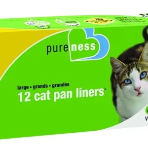 Cat Litter Pan Liners LG-12Pack Ivory