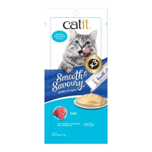 Catit Smooth and Savoury Tuna Creamy Lickable Cat Treats