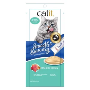 Catit Smooth and Savoury Tuna with Chicken Creamy Cat Treats