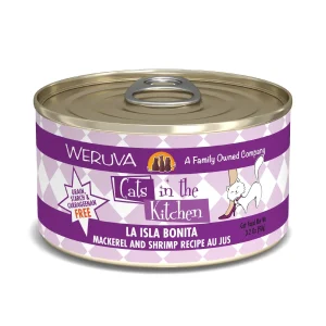Cats in The Kitchen La Isla Bonita Mackerel and Shrimp Recipe, 3.2 oz 24 ct