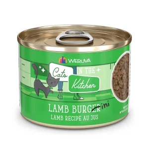 Cats in the Kitchen Lamb Burger-ini Lamb Recipe, 6 oz 24 ct