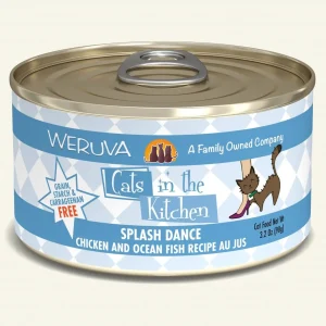 Cats in The Kitchen Splash Dance Chicken and Ocean Fish Recipe, 6 oz 24 ct