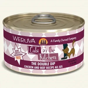 Cats in The Kitchen The Double Dip Chicken and Beef Recipe, 3.2 oz 24 ct
