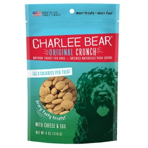Charlee Bear Dog Cheese And Egg Dog Treat 6 oz