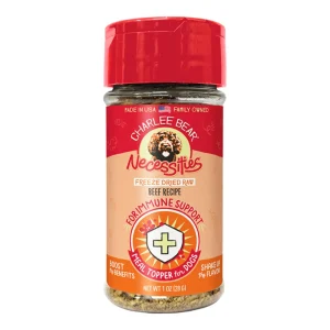 Charlee Bear Dog Necessities Beef Recipe - Immune Health Support Topper 1 oz