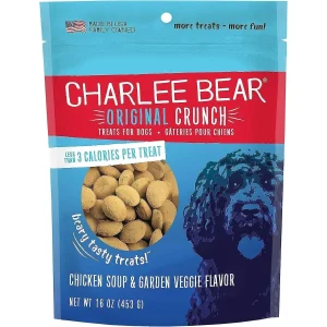 Charlee Bear Dog Treats Chicken Soup & Garden Veggies 16 oz.