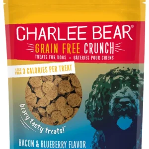 Charlee Bear Grain Free Bear Crunch Treats Bacon & Blueberry 8 oz.