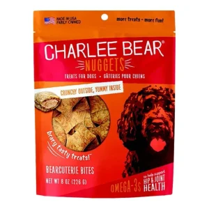 Charlee Bear Nuggets Bearcuterie Bites Apple & Cheese Dog Treats 8 oz