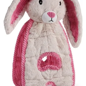 Charming Pet Cuddle Tug Blushing Bunny Dog Toy