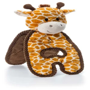 Charming Pet Cuddle Tugs Giraffe Dog Toy, Brown, 18.5 in