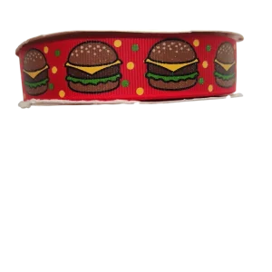 Cheeseburgers Nylon Dog Collar