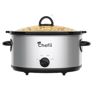 Chefii Slow Cooker 5 qt.