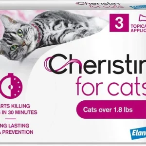Cheristin Topical Squeeze-On Flea Treatment for Cats