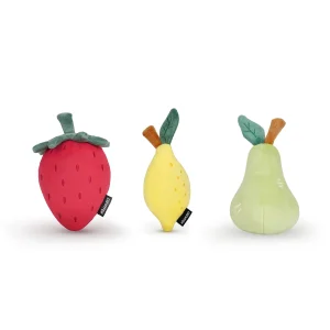 CHEWFFON - CHEWFFON Fruit Plush Squeaky Dog Toy Set