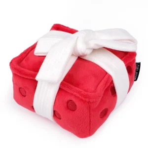 CHEWFFON - CHEWFFON Gift Box Dog Toy Crinkle, Squeak & Treat Puzzle