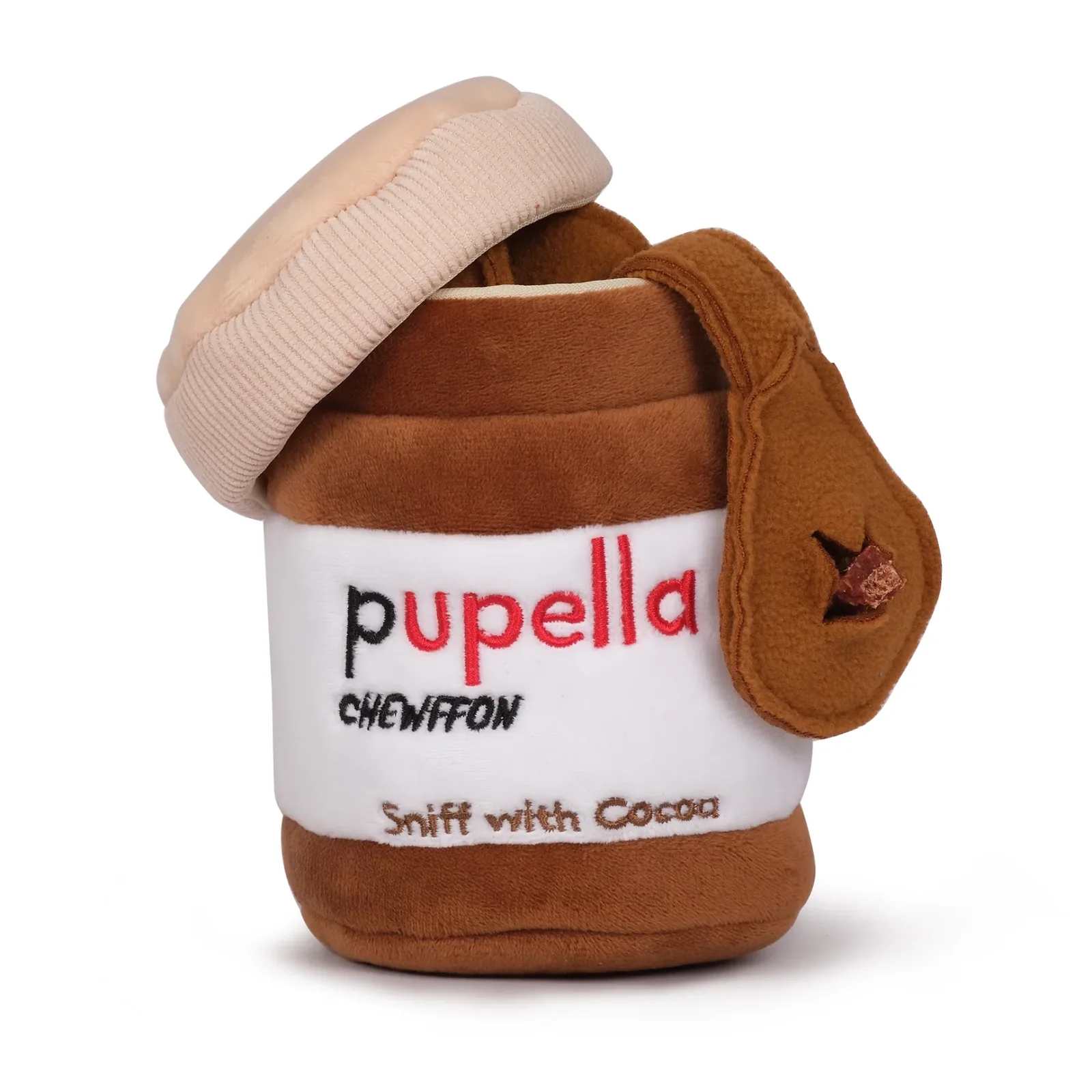 CHEWFFON - CHEWFFON Nutella Jar Interactive Dog Snuffle Puzzle Toy