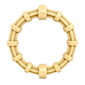 Chicken Flavored Teething Ring for Puppies & Aggressive Chewers