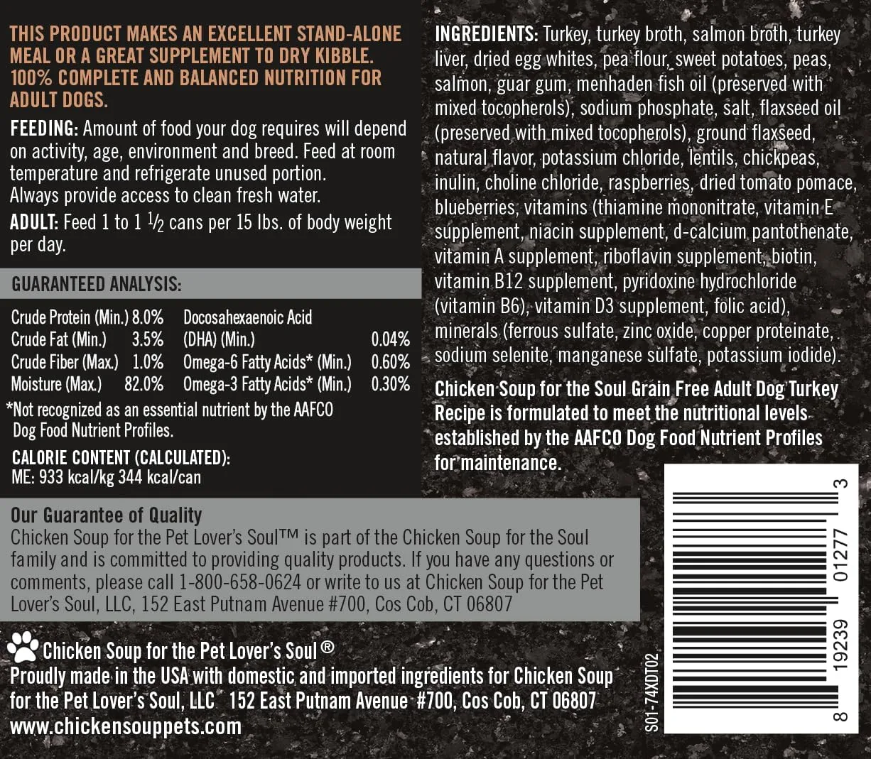 Chicken Soup Grain Free Turkey Stew Dog (13oz) - Image 2