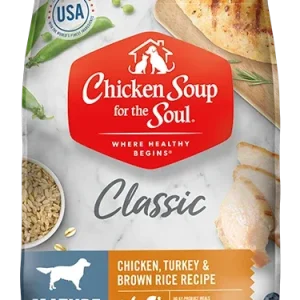 Chicken Soup Mature Chicken,Turkey and Brown Rice Dog Food