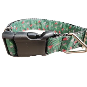 Christmas Gnomes Nylon Dog Collar