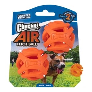 Chuckit Dog Air Fetch Ball Medium, 2-Count
