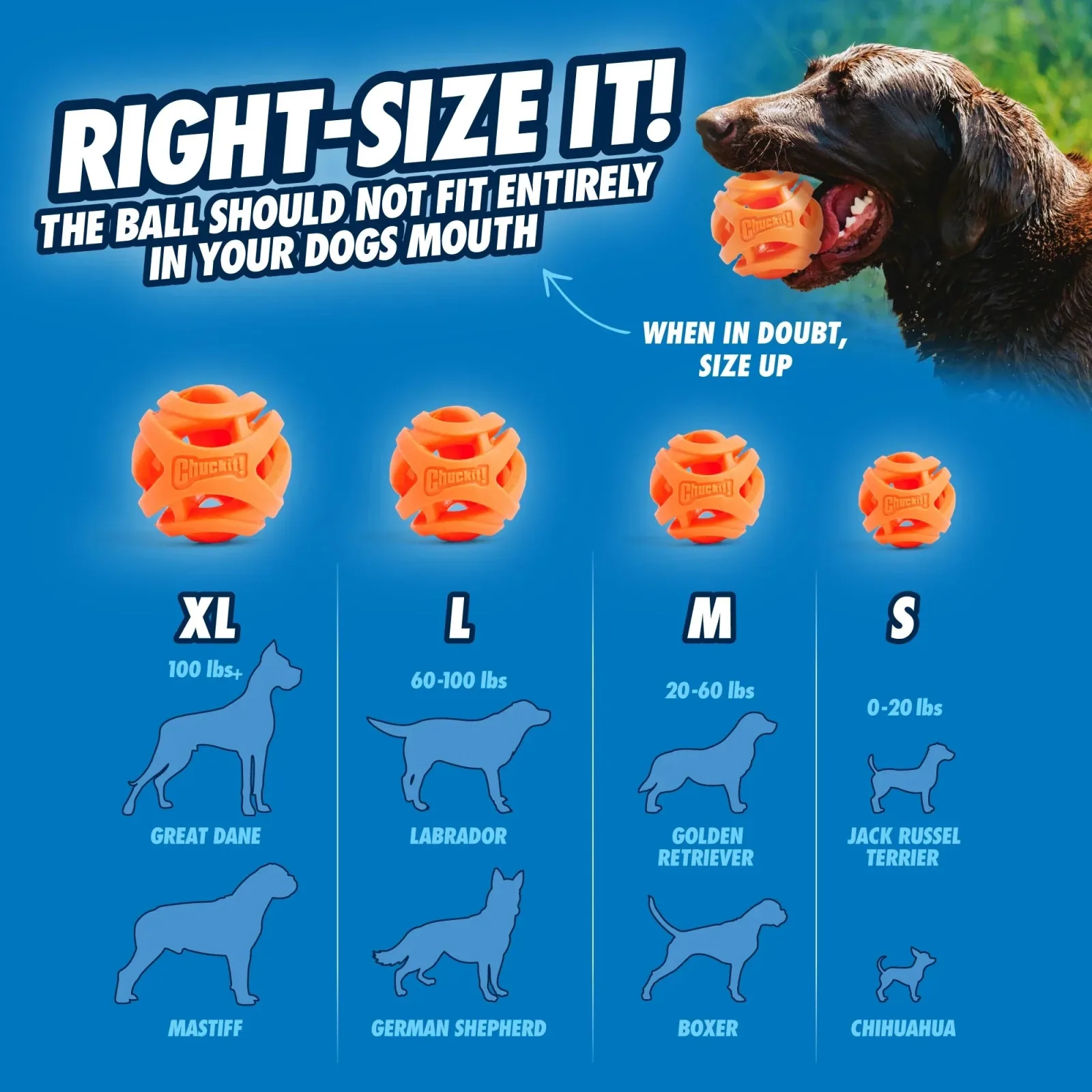ChuckIt Dog Breathe Fetch Ball Small 2 Pack - Image 2