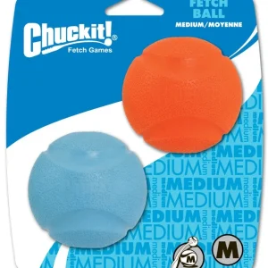 Chuckit! Fetch Ball Dog Toy Assorted, Medium, 2-Count