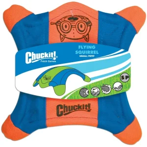 Chuckit! Flying Squirrel Dog Toy Blue/Orange Small