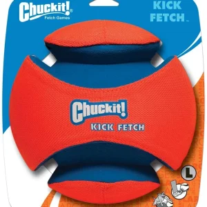 Chuckit! Kick Fetch Ball Dog Toy Blue/Orange Large