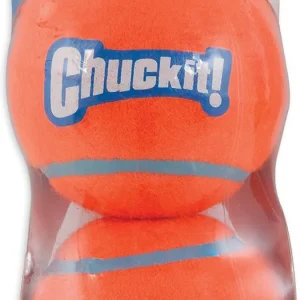 Chuckit Tennis Ball Extra Large Dog Fetch Dog Toy, 2-Count