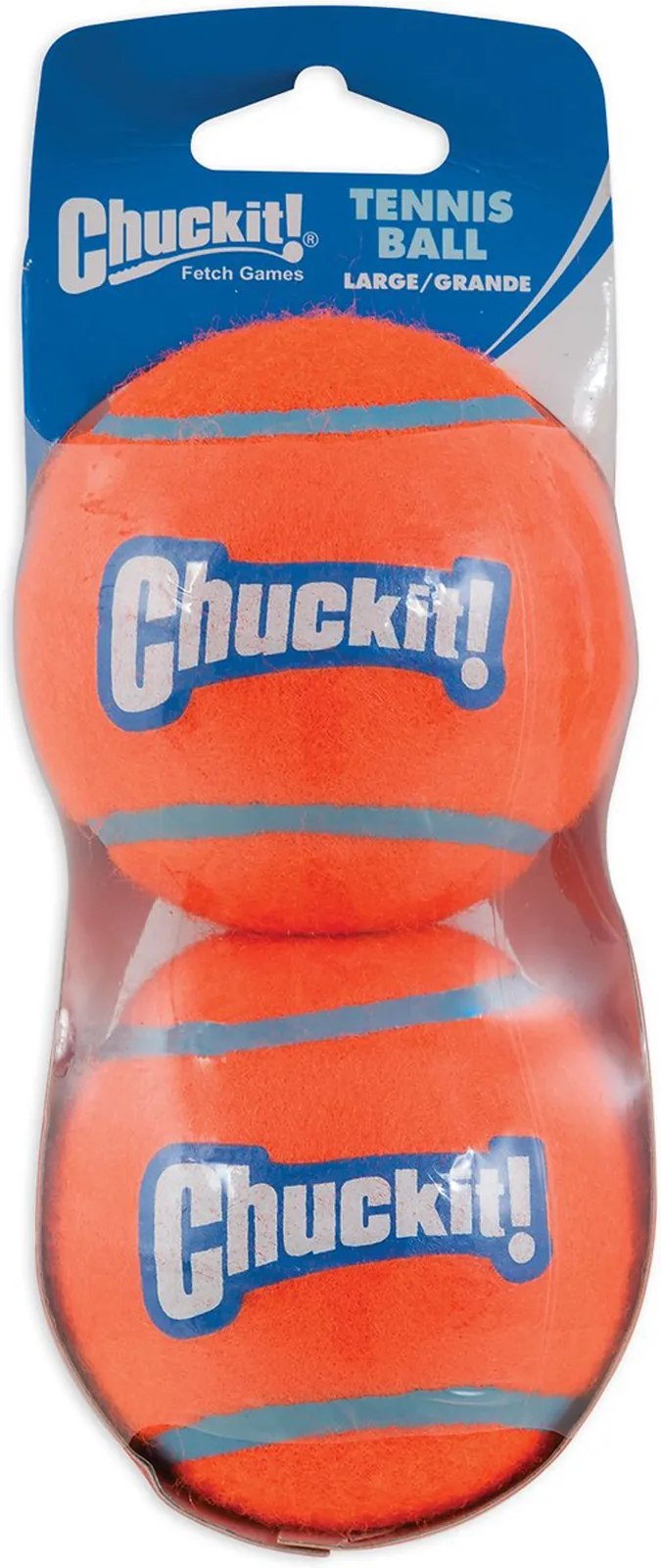 Chuckit Tennis Ball Extra Large Dog Fetch Dog Toy, 2-Count