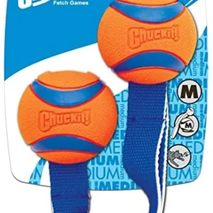 Chuckit! Ultra Duo Tug Dog Toy, Medium, Fetch & Tug, Launcher Compatible