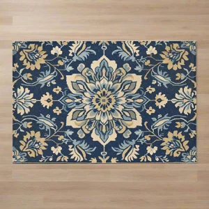 Classic Blue Rabbit Mat