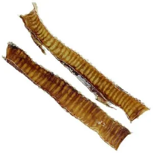 Clean Run Bark 'N Big USA Beef Trachea Strips - 10-12 in.