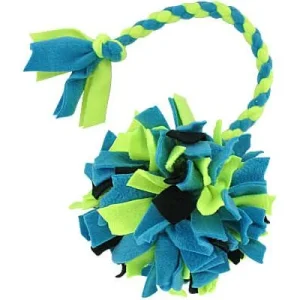Clean Run Beanie Braided Puff Ball Tugs - 18 in. Handle