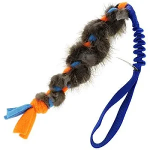 Clean Run Doggie-Zen Bungee Fleece N Beaver Braid Tug, DZ-7426
