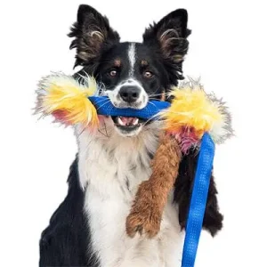 Clean Run Doggie-Zen Octopus Squeaker Chaser with Rabbit & Sheepskin - Large, DZ-7524